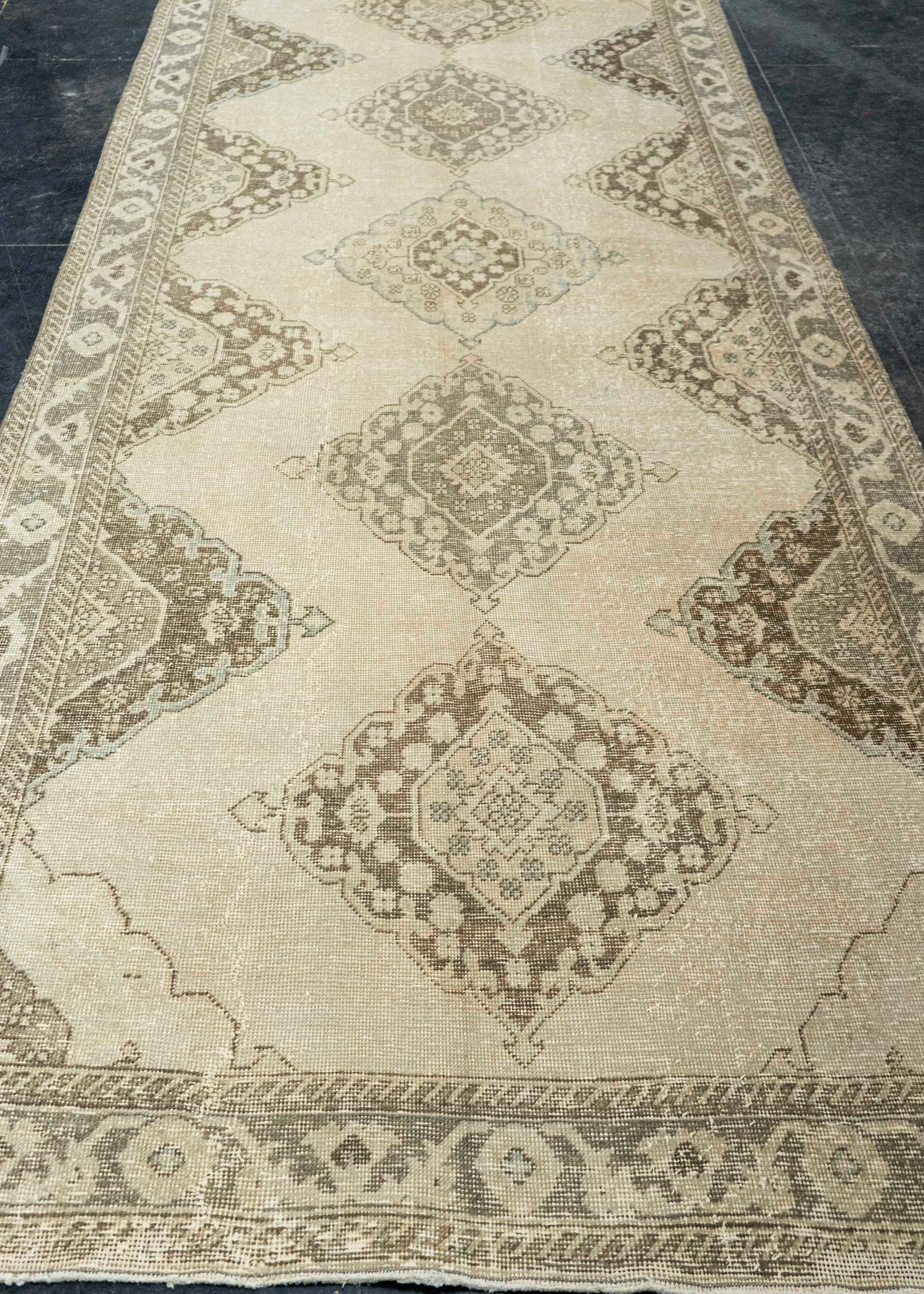 Turkish Vintage Rug  4'8" x 12'3" #21396