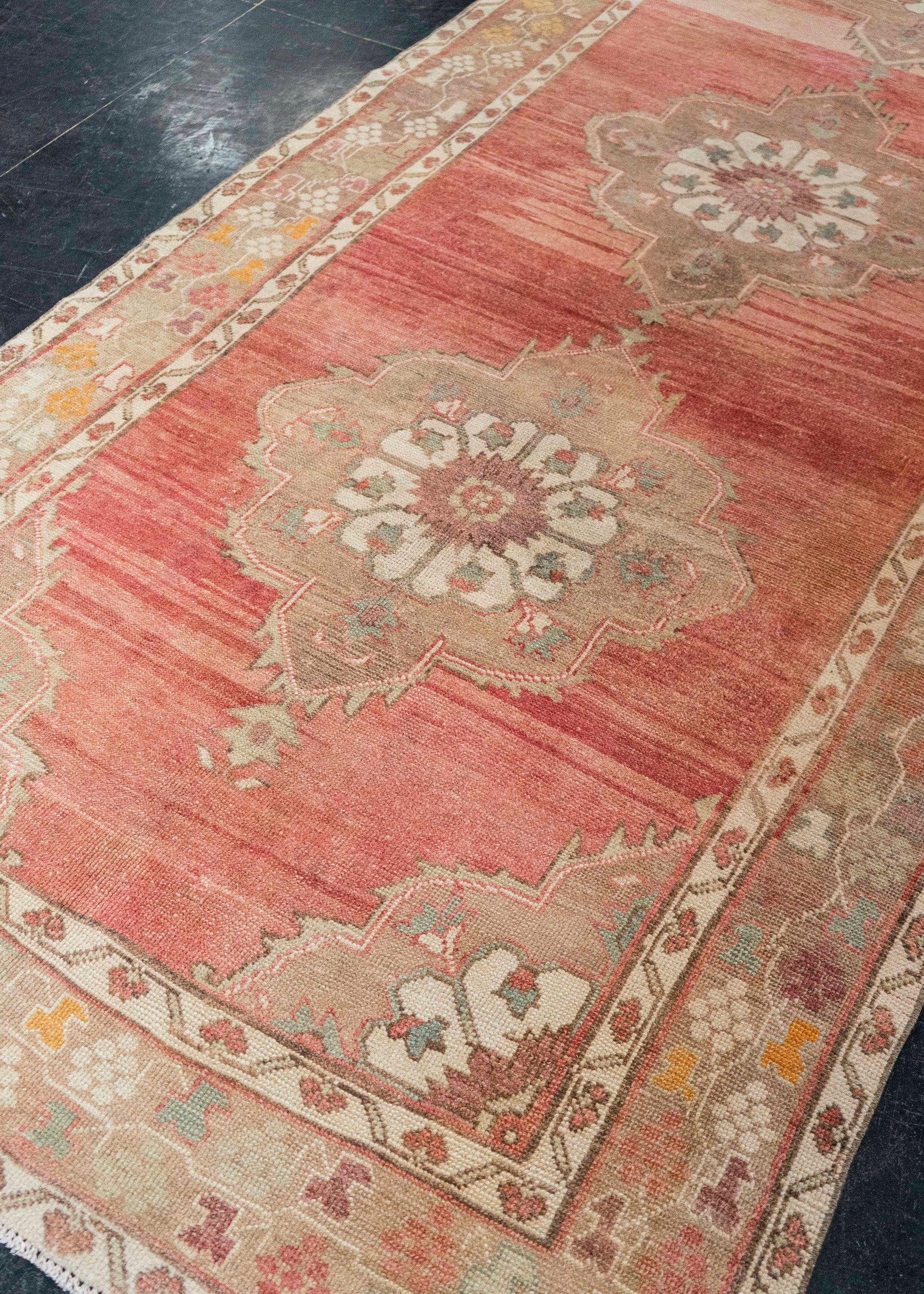 Turkish Vintage Rug  4'9" x 11'2" #21399