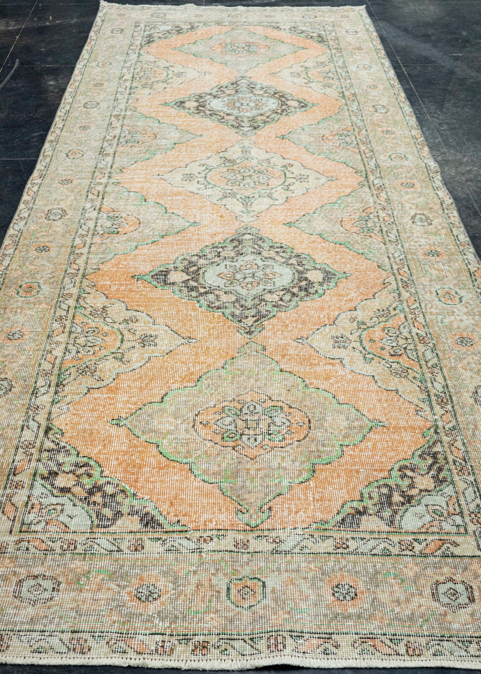Turkish Vintage Rug  4'9" x 12'1" #21400