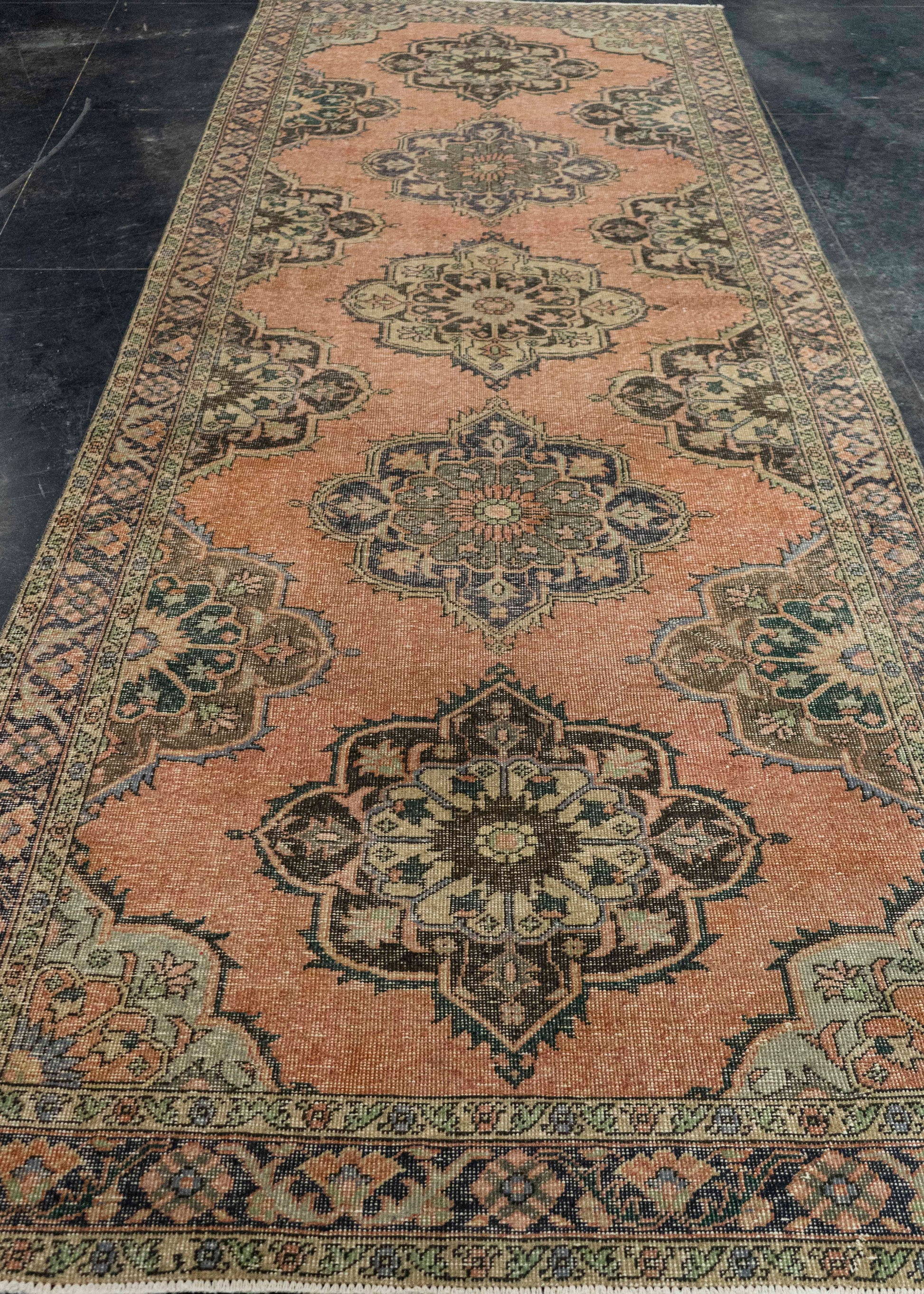 Turkish Vintage Rug  4'9" x 13'2" #21402