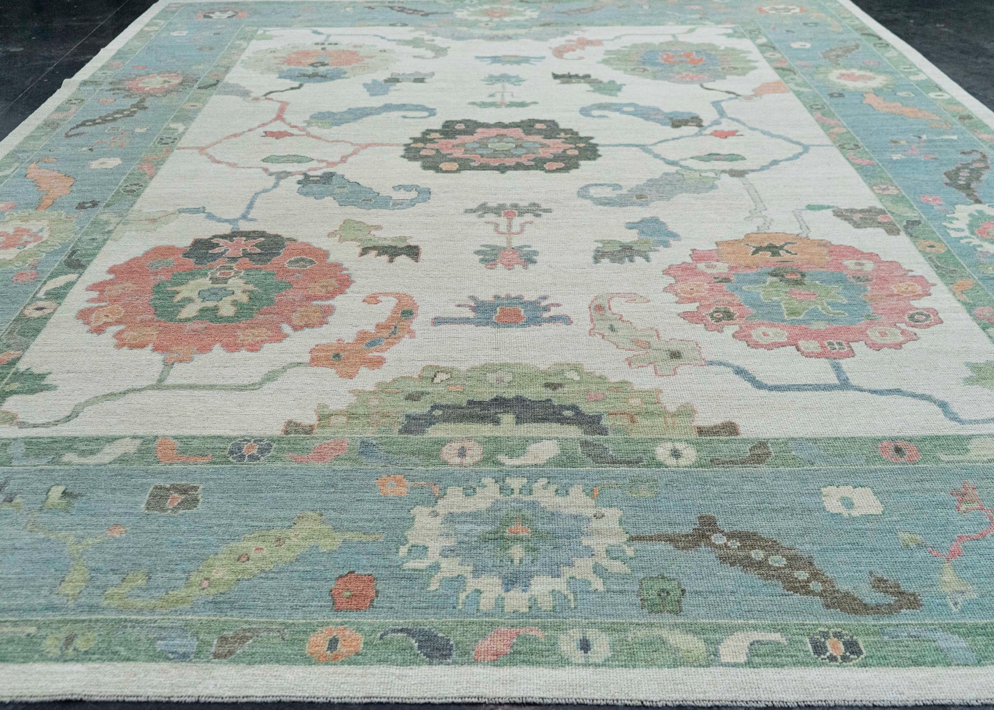 Turkish Oushak Rug 12'2" x 15'7" #20298