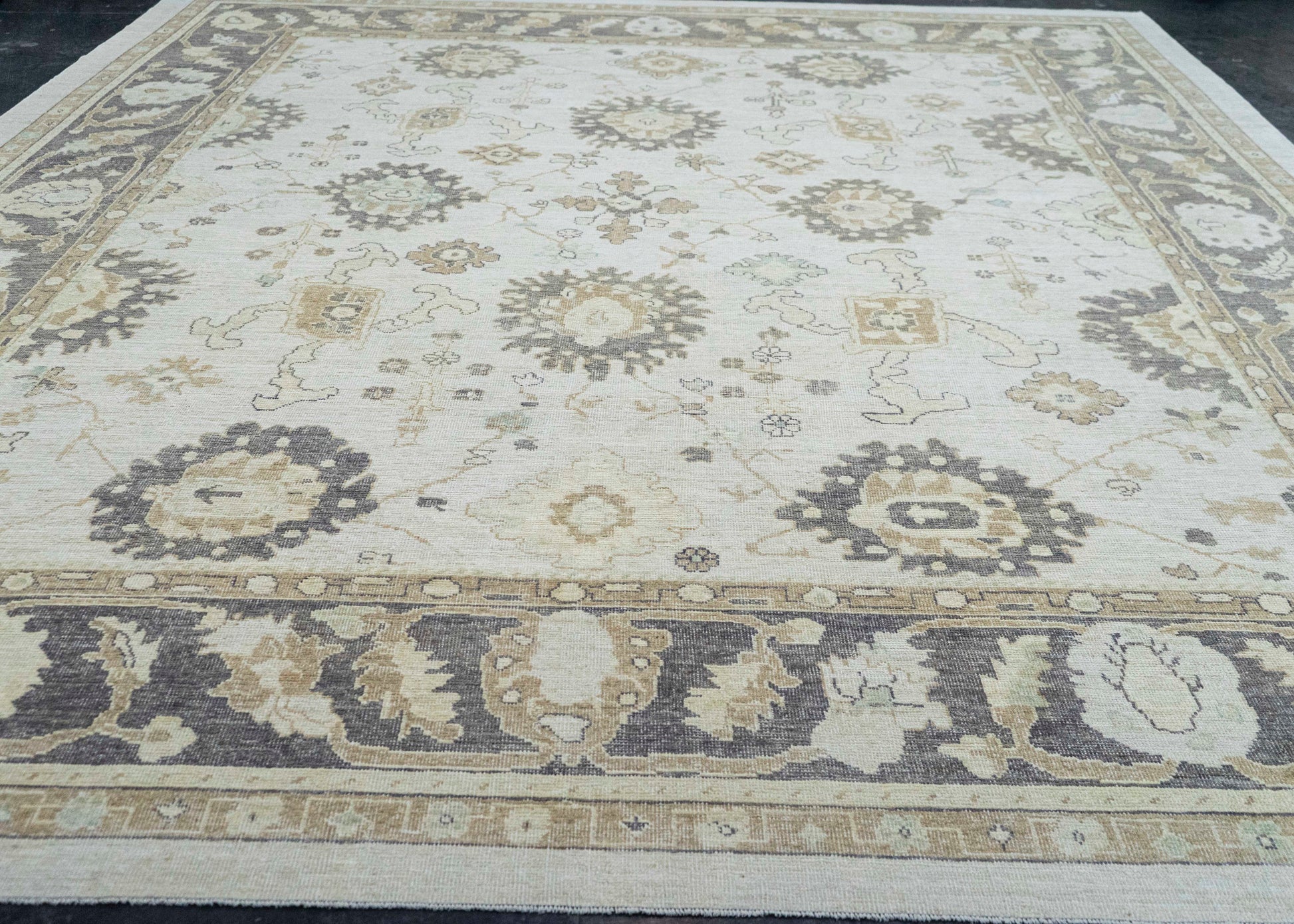 Turkish Oushak Rug 13'1" x 15'2" #20303