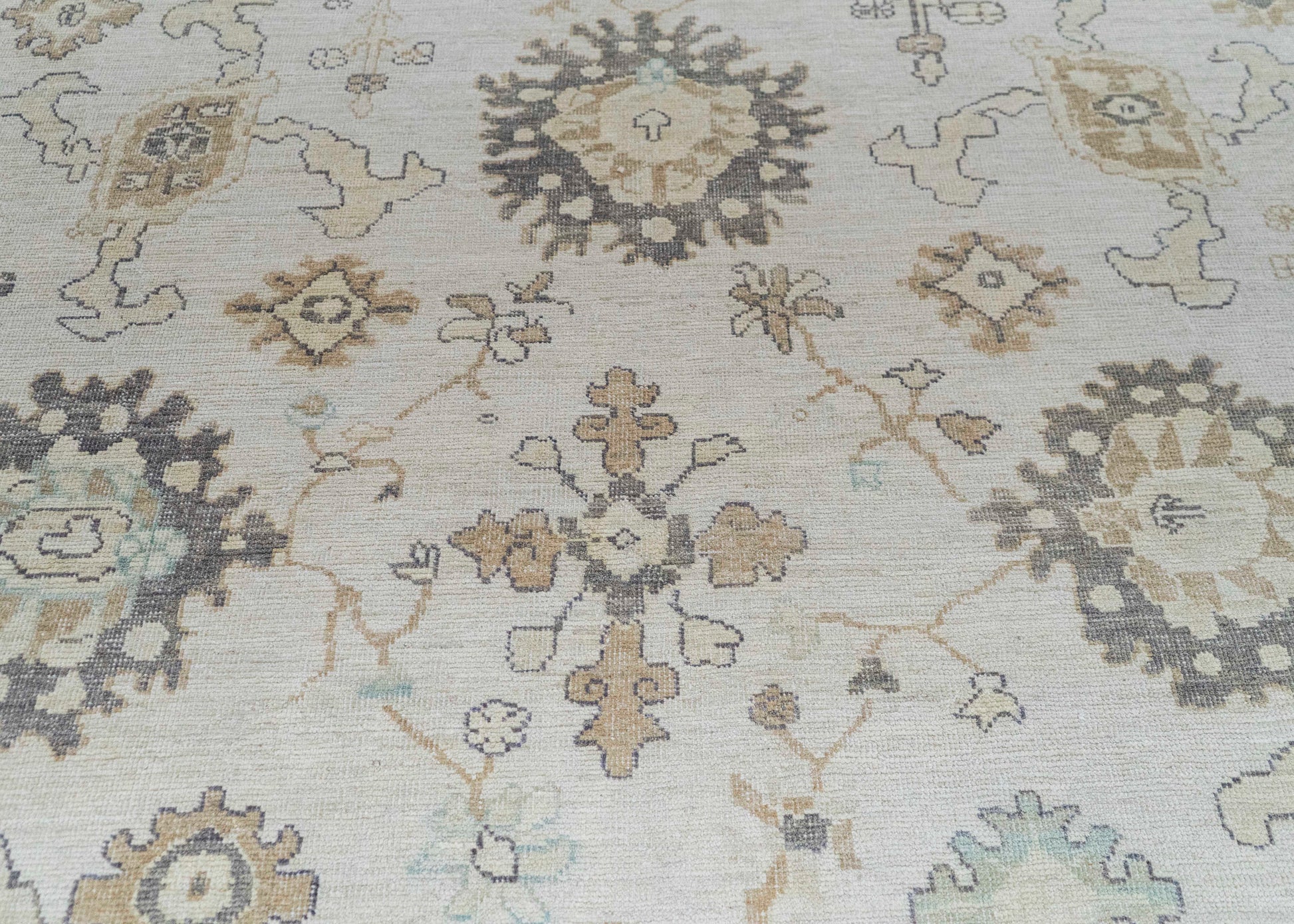 Turkish Oushak Rug 13'1" x 15'2" #20303