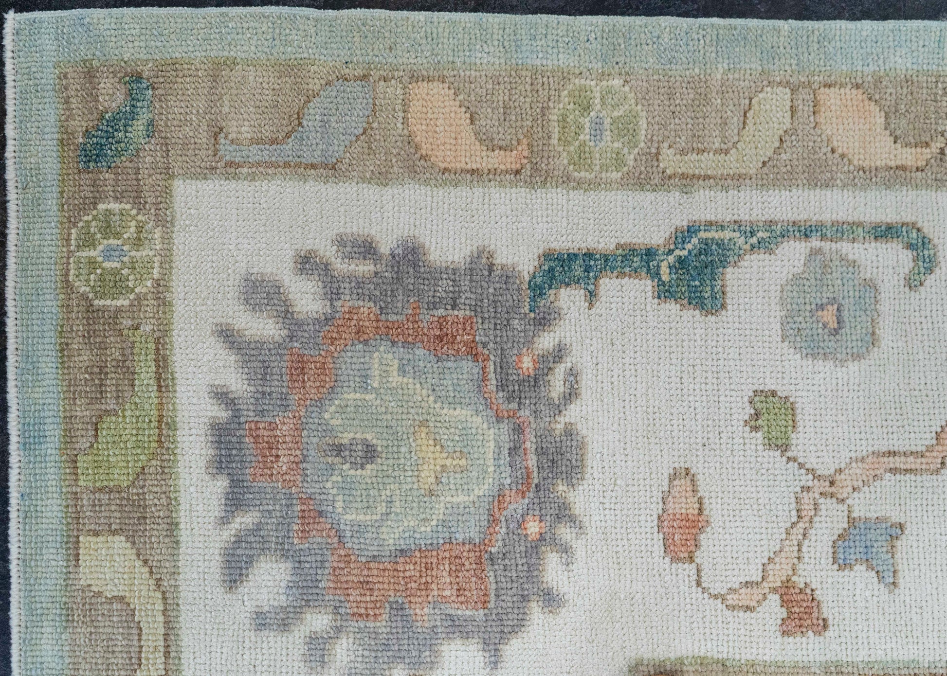 Turkish Oushak Square Rug 12'2" x 12'2" #20424