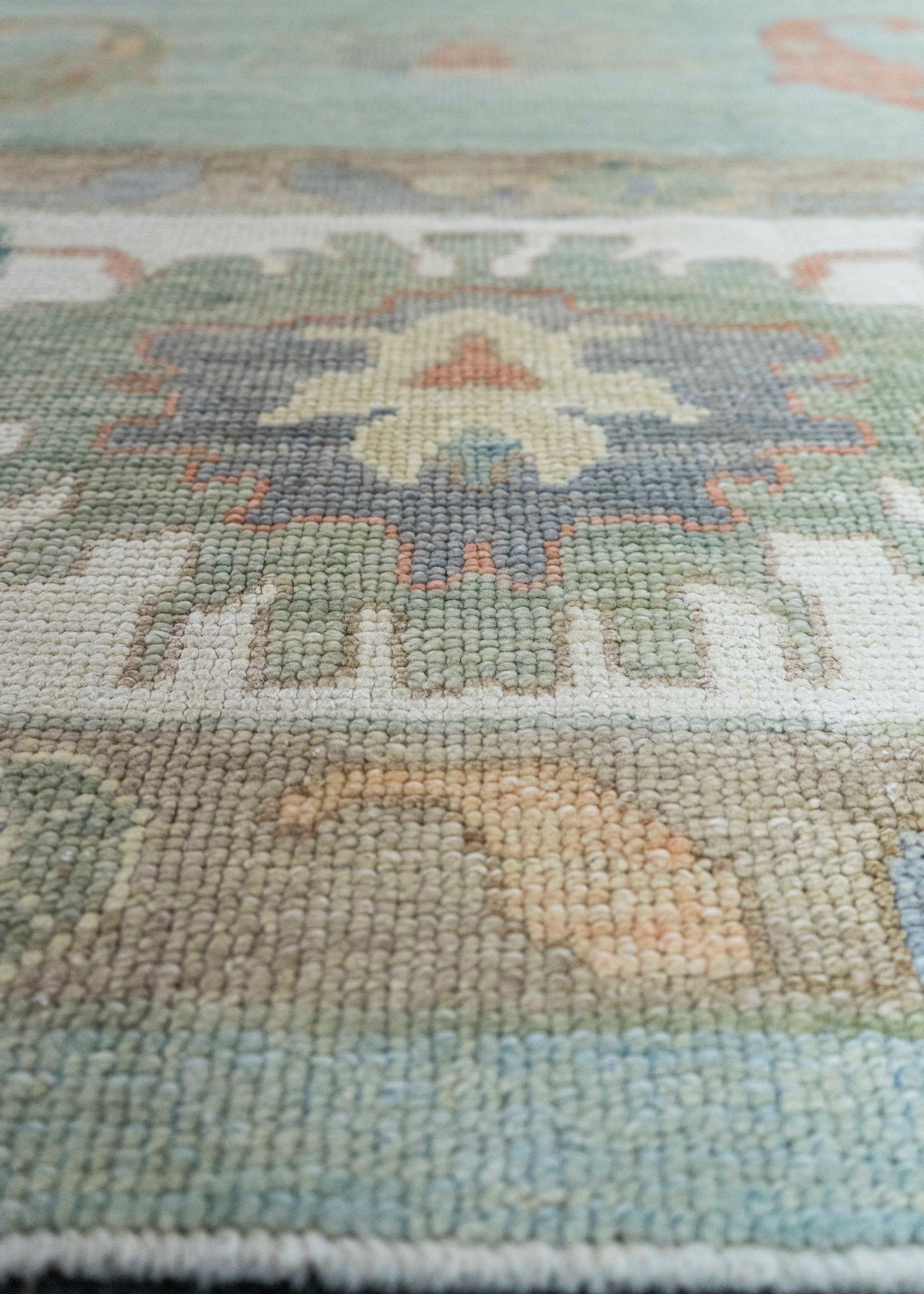 Turkish Oushak Square Rug 12'2" x 12'2" #20424