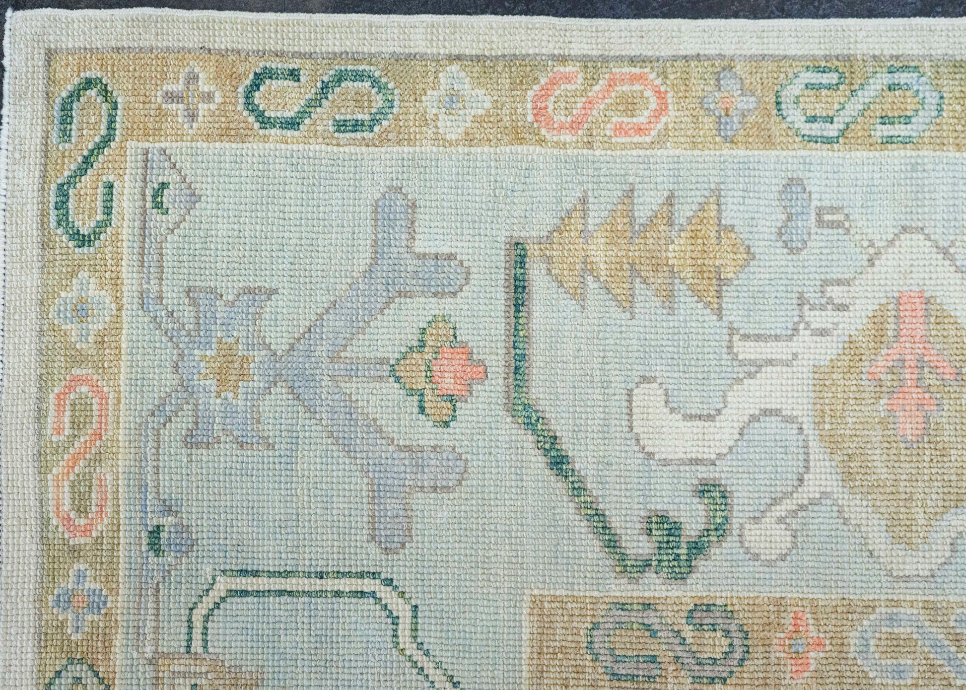 Turkish Oushak Rug 12'3" x 14'7" #20422