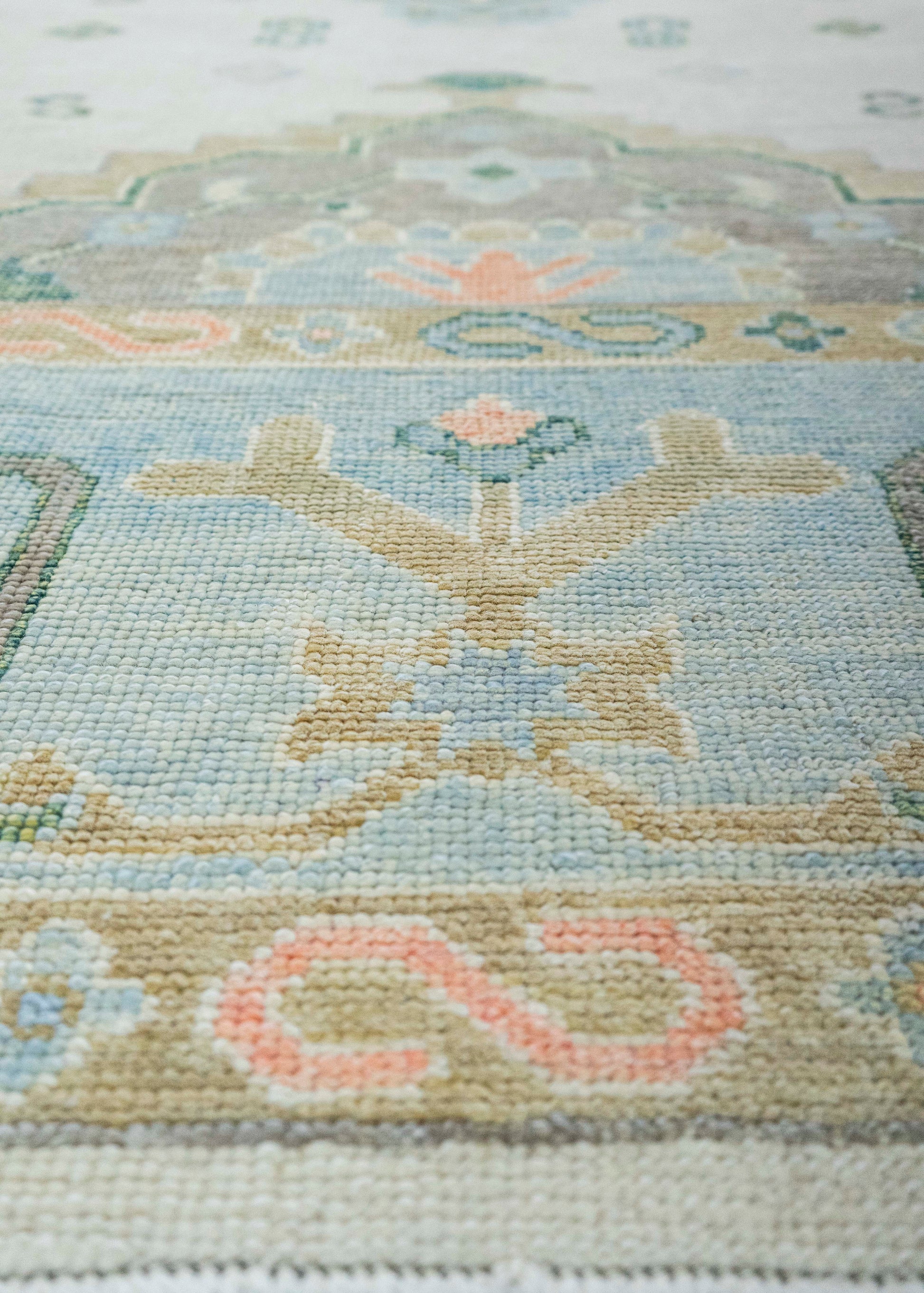 Turkish Oushak Rug 12'3" x 14'7" #20422