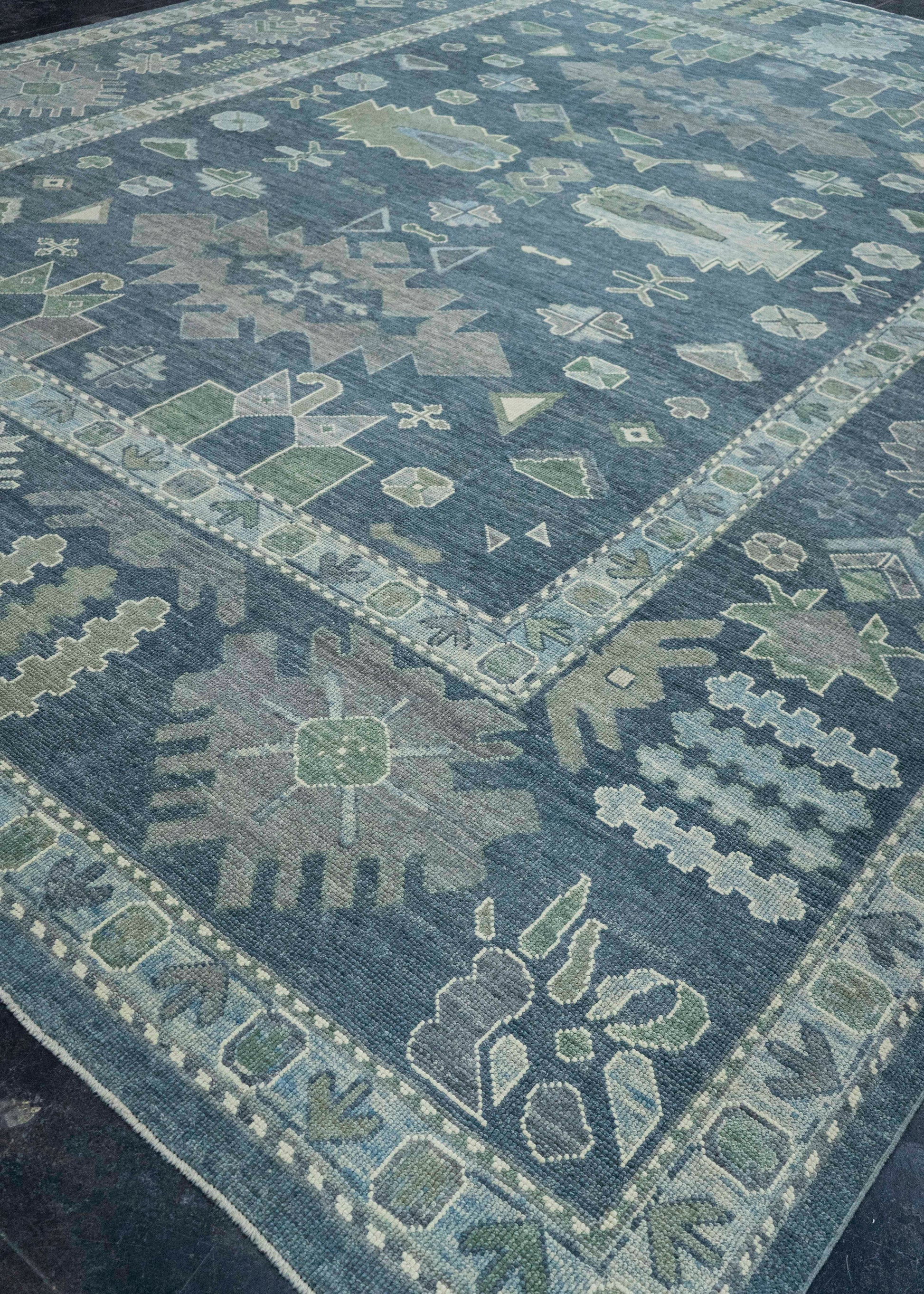 Turkish Oushak Rug 12'4" x 15'10" #20413