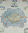 Turkish Oushak Square Rug 13'5" x 14'3" #20430