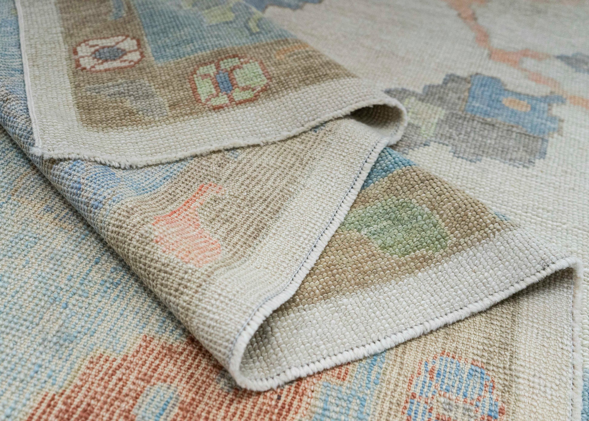 Turkish Oushak Square Rug 13'5" x 14'3" #20430