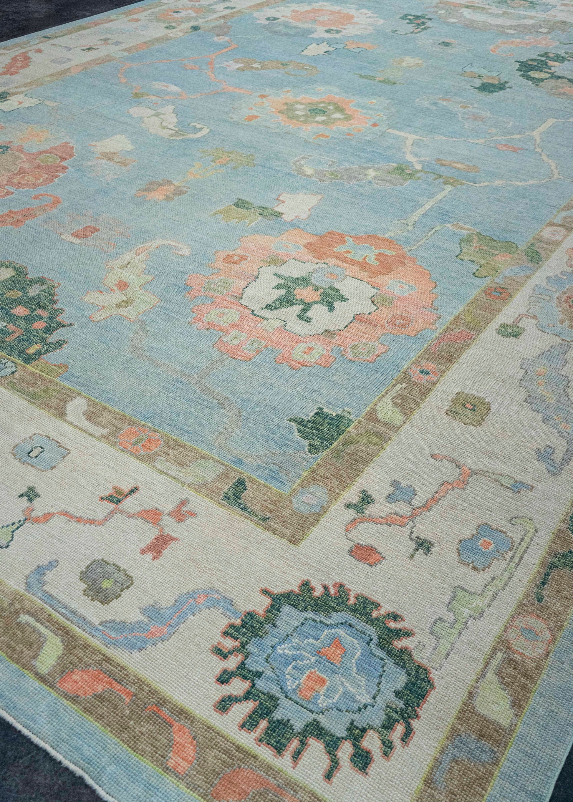 Turkish Oushak Rug 12'8" x 18' #20382
