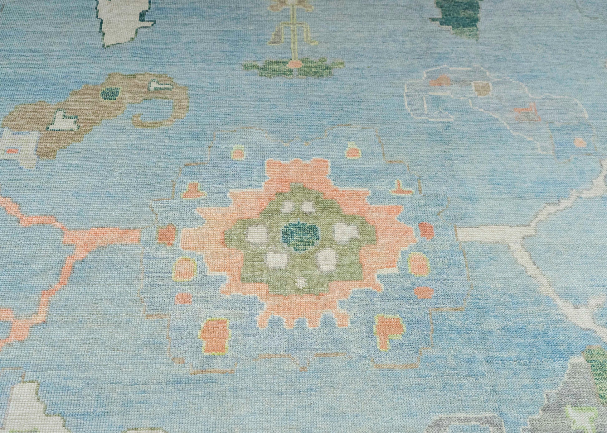 Turkish Oushak Rug 12'8" x 18' #20382