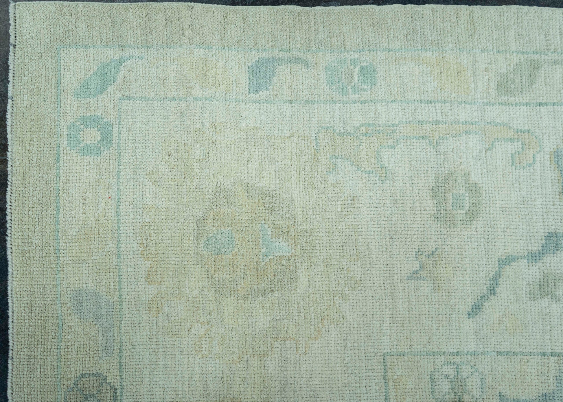 Turkish Oushak Square Rug 11'9" x 13' #19281