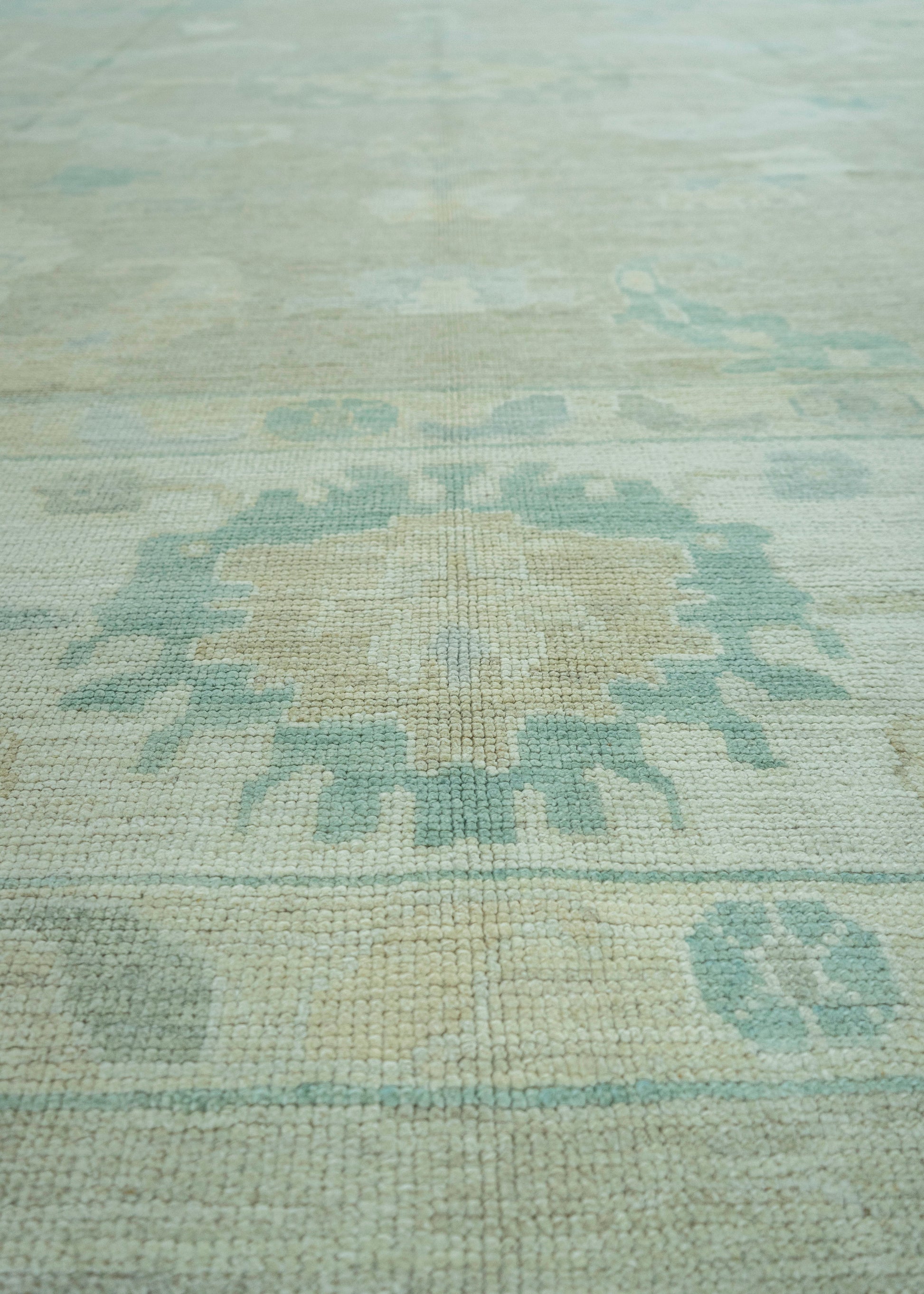 Turkish Oushak Square Rug 11'9" x 13' #19281