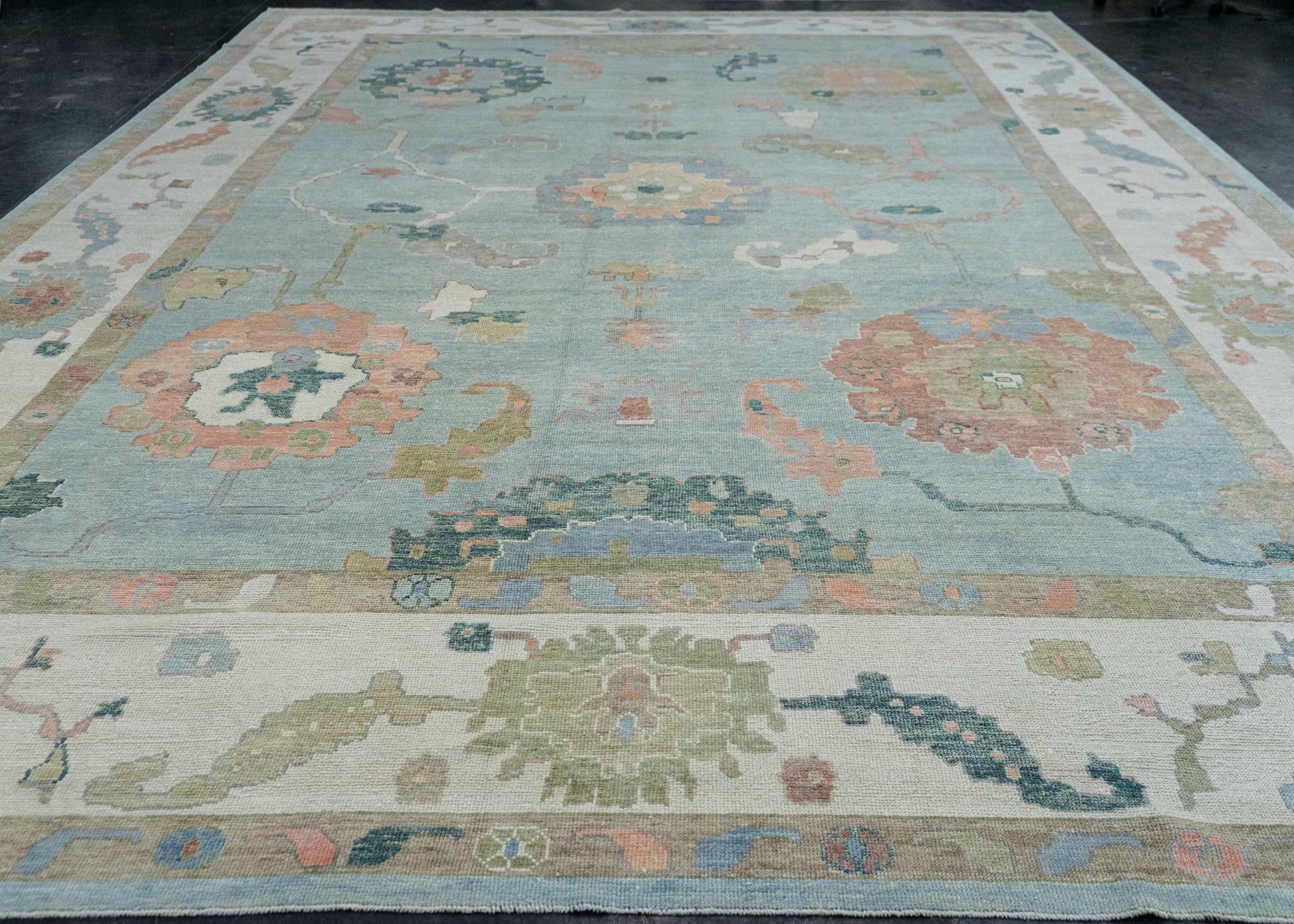 Turkish Oushak Rug 12'10" x 18'9" #20441