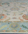 Turkish Oushak Square Rug 9'10" x 10'10" #20434