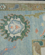 Turkish Oushak Square Rug 9'10" x 10'10" #20434