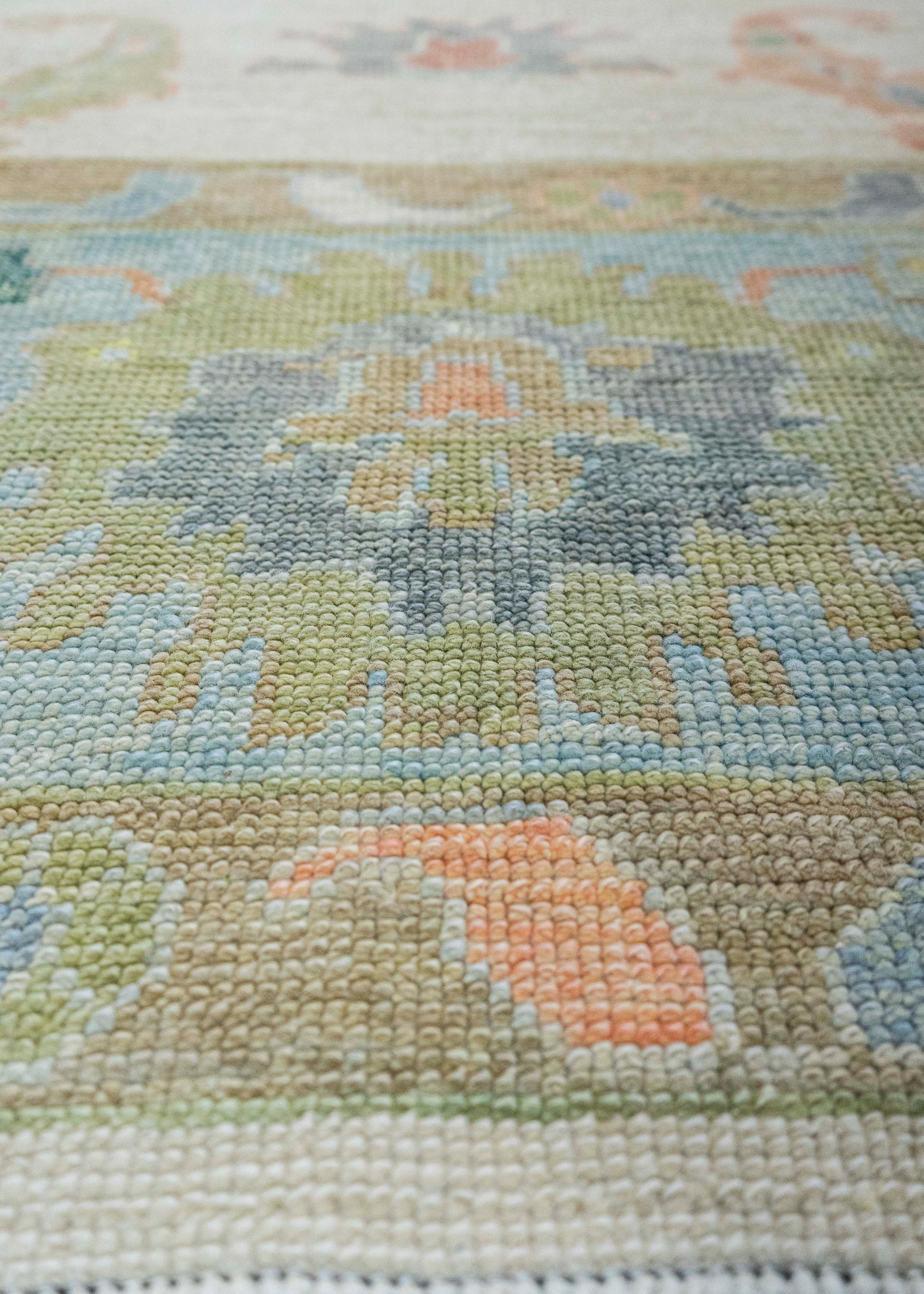 Turkish Oushak Square Rug 9'10" x 10'10" #20434