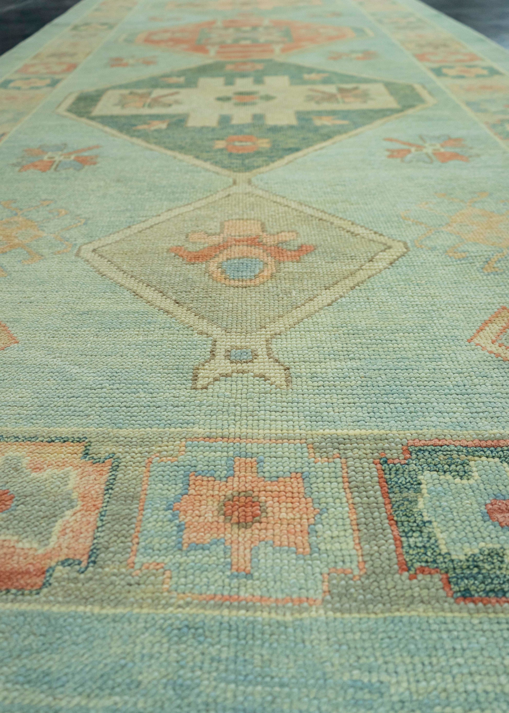 Turkish Oushak Rug 4'11" x 17'3" #20007