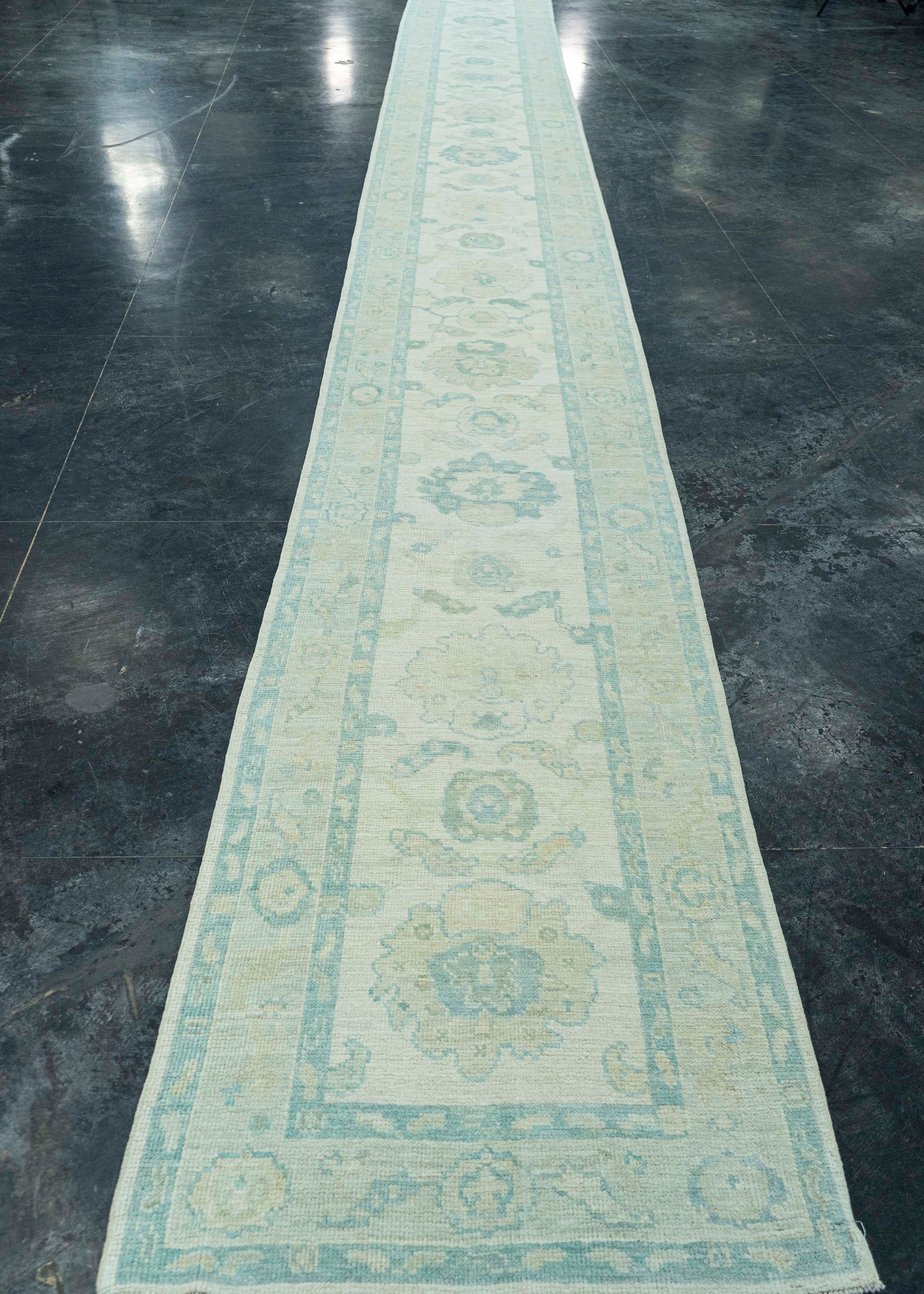 Turkish Oushak Rug 2'9" x 27'5" #19303