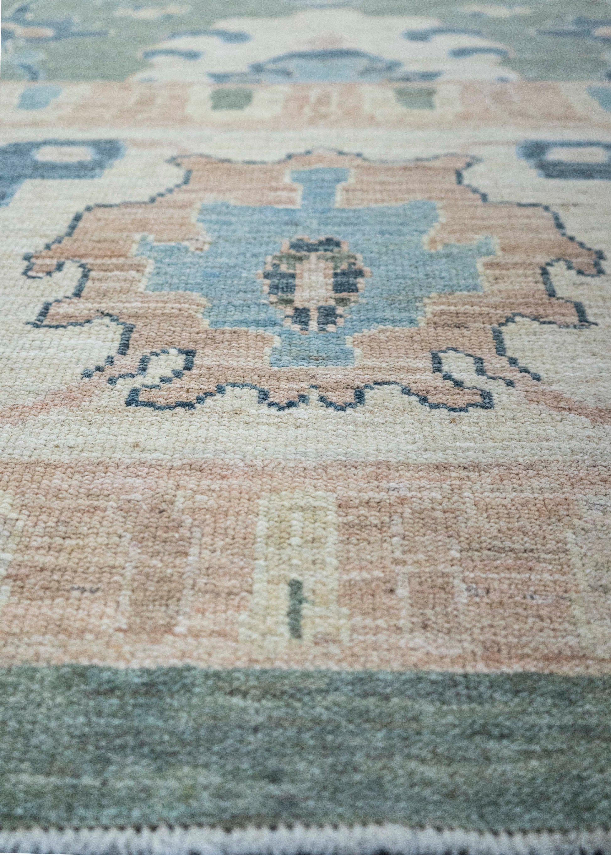 Turkish Oushak Antique Look Rug 12'1" x 15'3" #20360