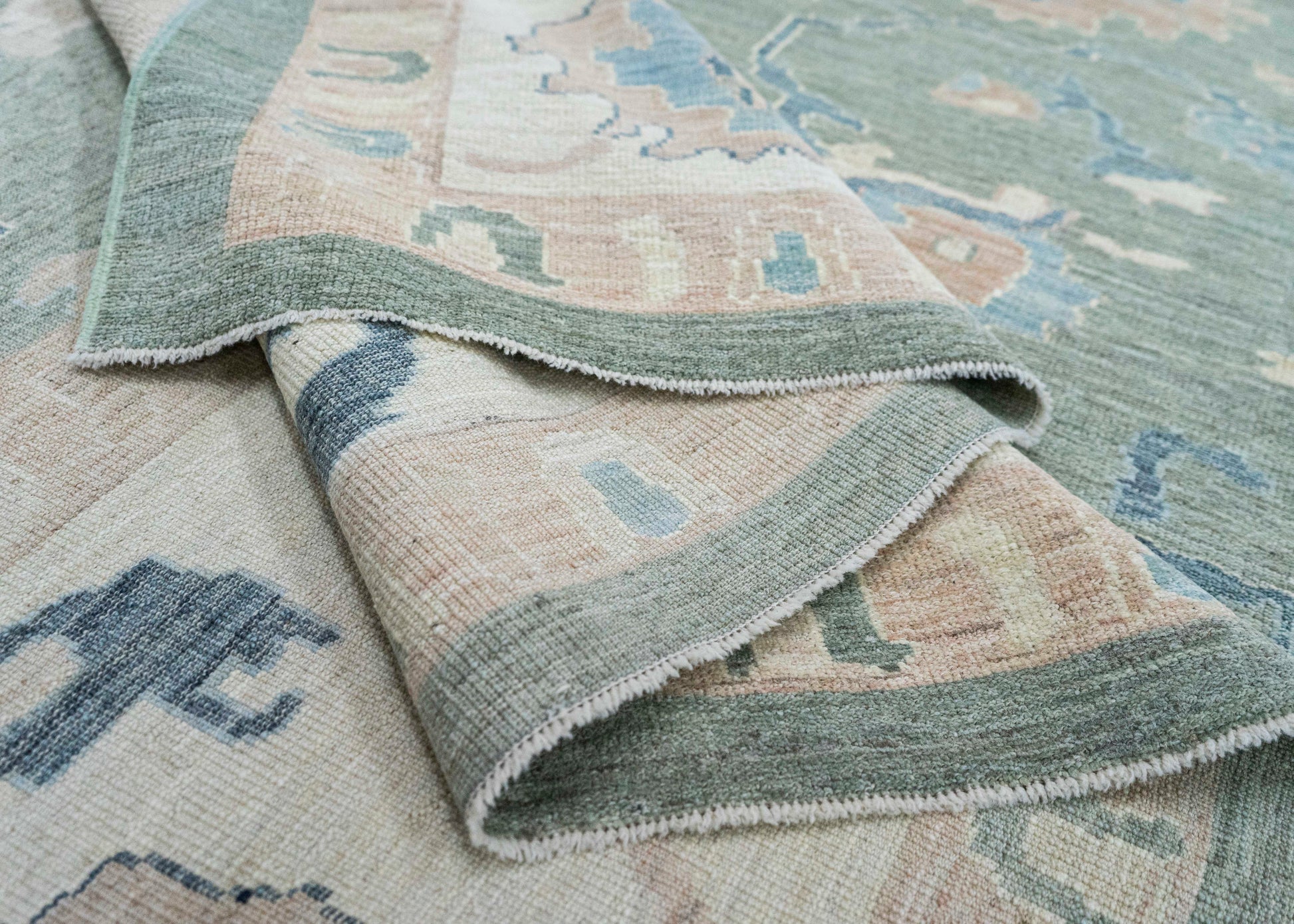 Turkish Oushak Antique Look Rug 12'1" x 15'3" #20360