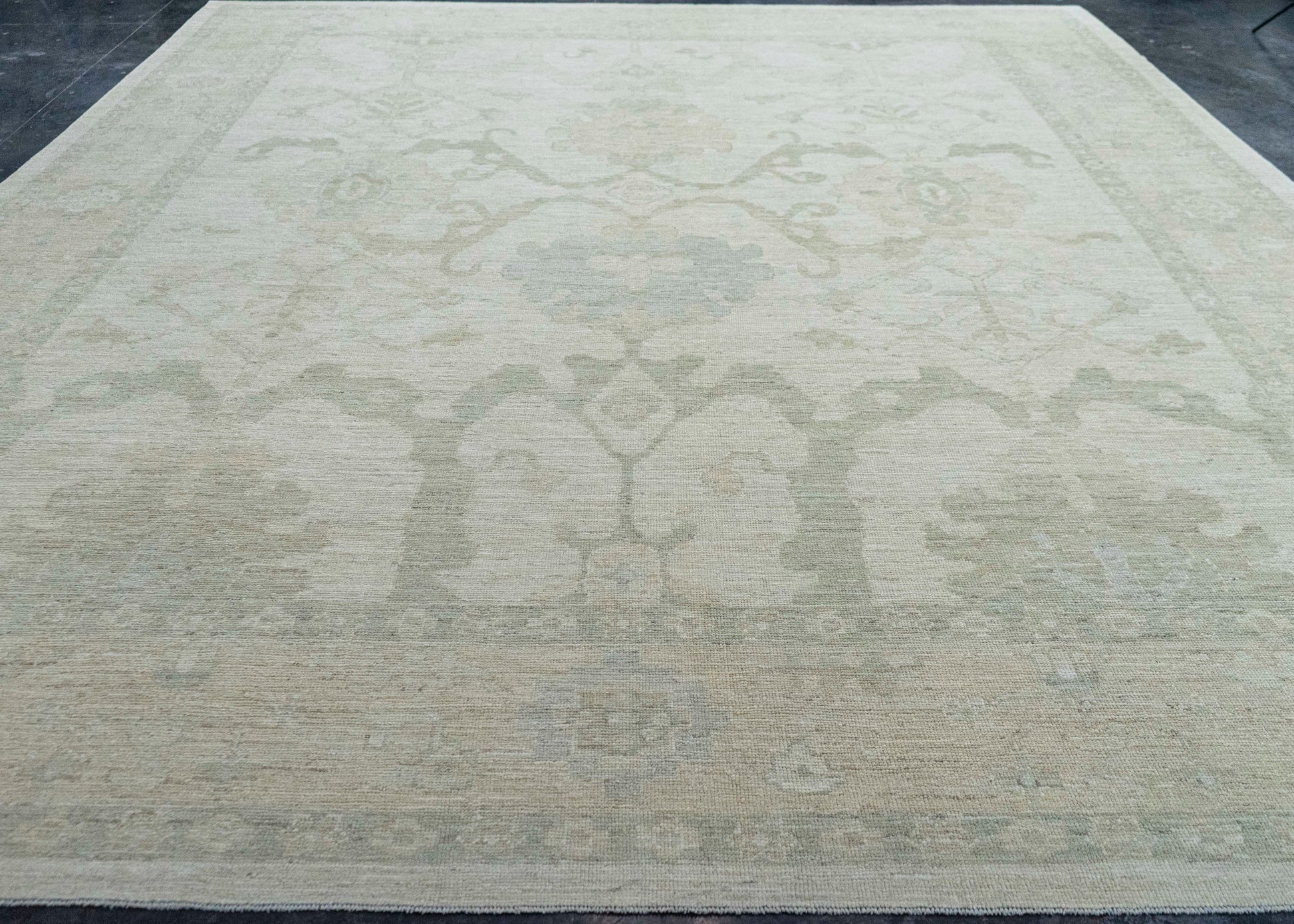 Turkish Oushak Rug 12'4" x 15'9" #20335