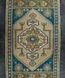 Turkish Mini Rug Oriental Hand Knotted Vintage Rug 2' x 3'3" #20768