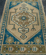 Turkish Mini Rug Oriental Hand Knotted Vintage Rug 2' x 3'3" #20768