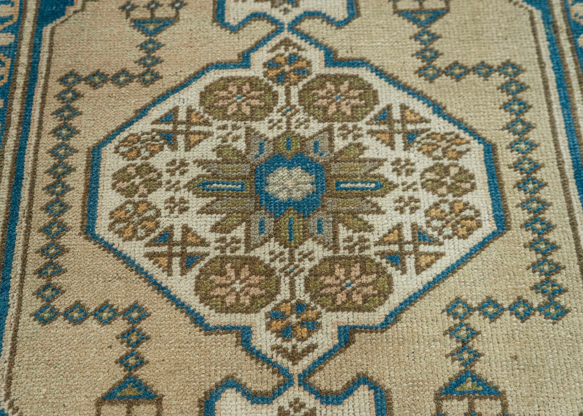 Turkish Mini Rug Oriental Hand Knotted Vintage Rug 2' x 3'3" #20768