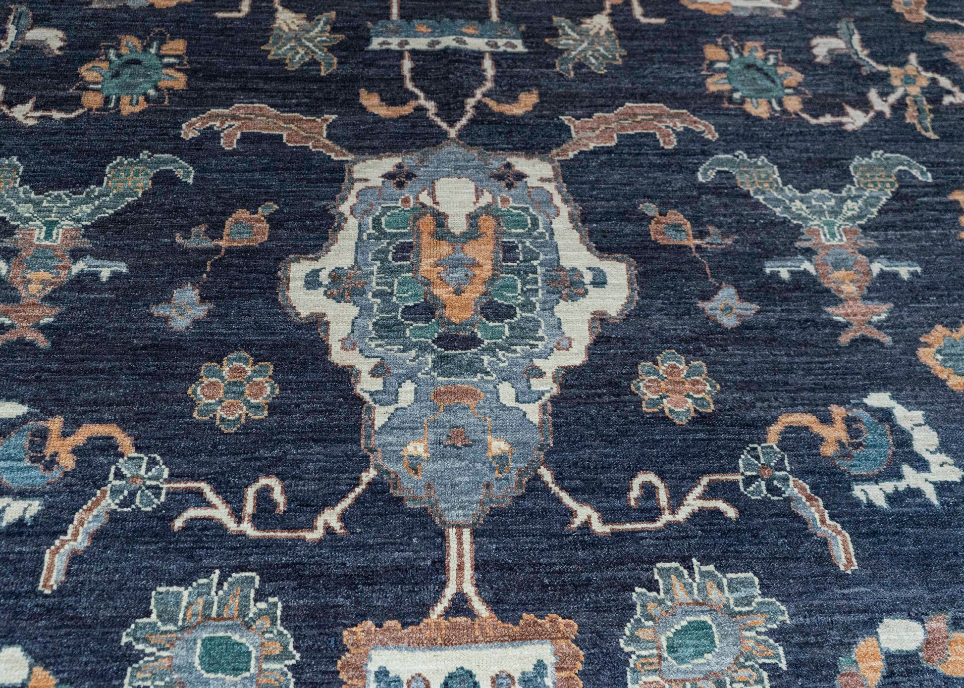 Turkish Oushak Antique Look Rug 12'4" x 15'4" #20321