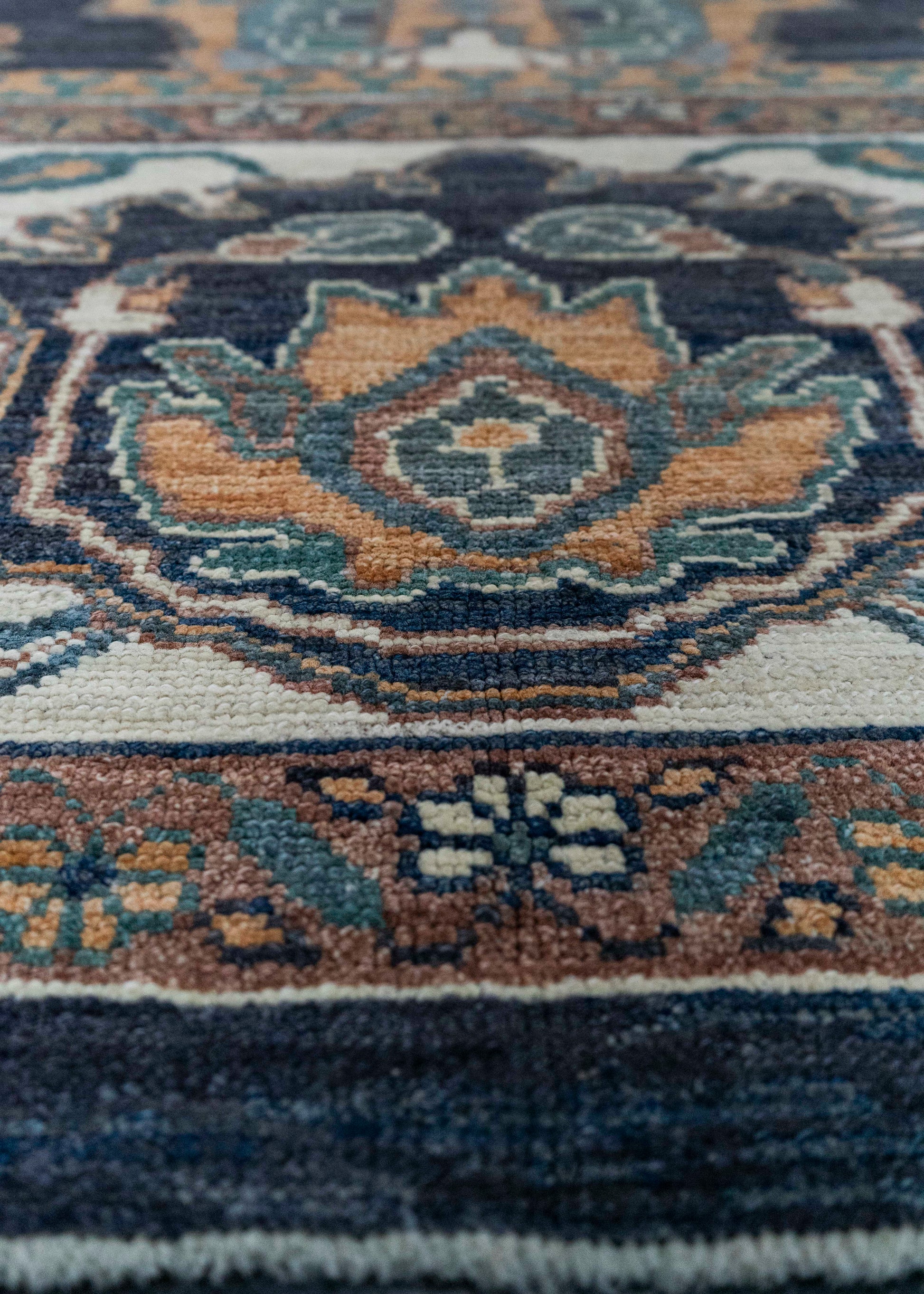 Turkish Oushak Antique Look Rug 12'4" x 15'4" #20321