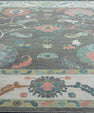 Turkish  Oushak Square Rug 11'10" x 12'7" #20319