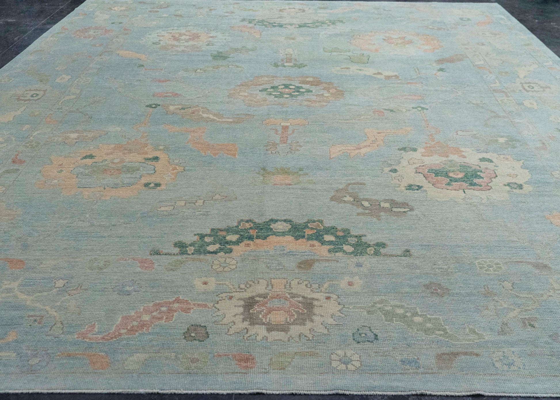 Turkish Oushak Rug 12'3" x 15'5" #20404