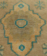 Turkish Mini Rug Oriental Hand Knotted Vintage Rug 1'5" x 3'1" #20767