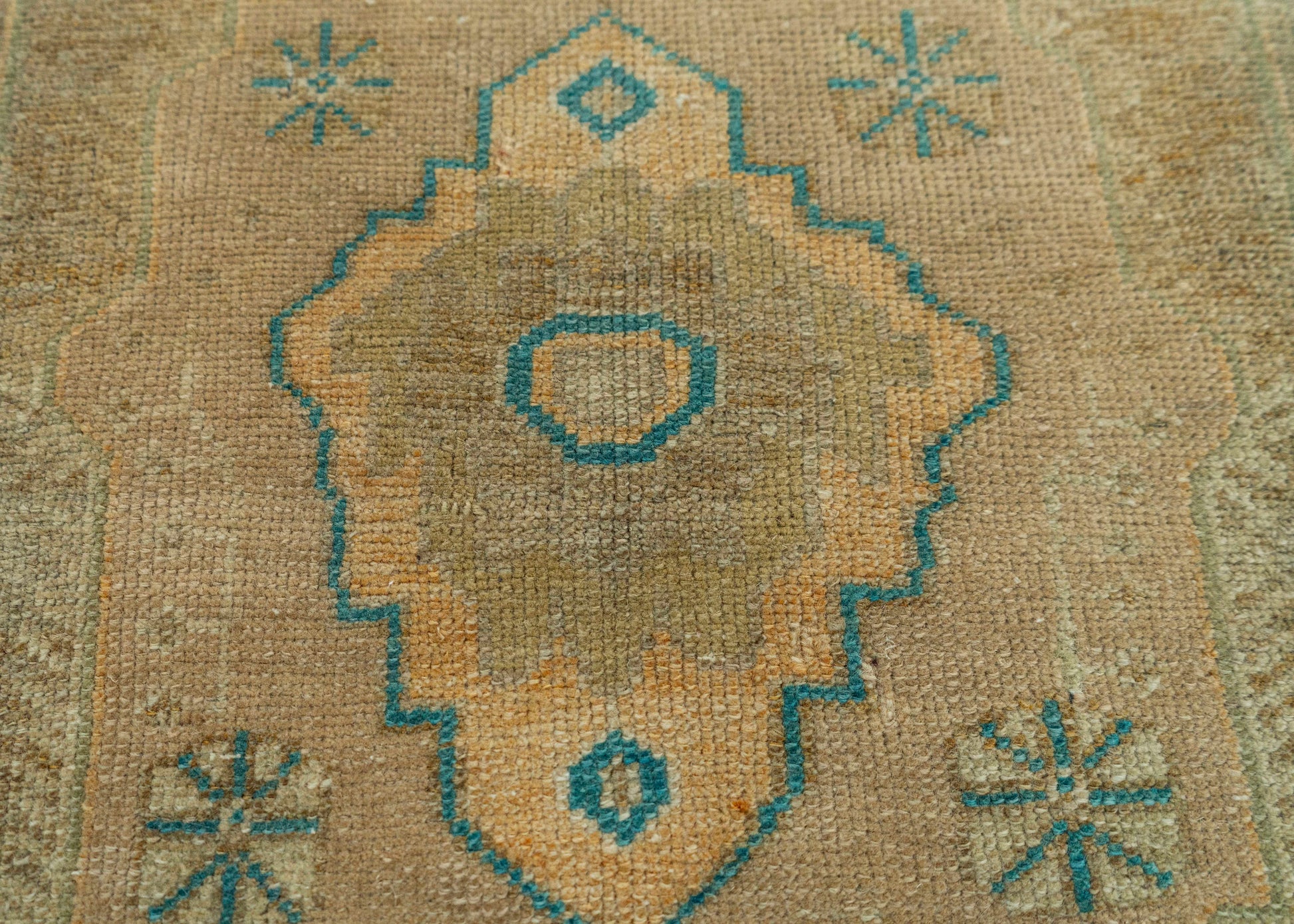 Turkish Mini Rug Oriental Hand Knotted Vintage Rug 1'5" x 3'1" #20767
