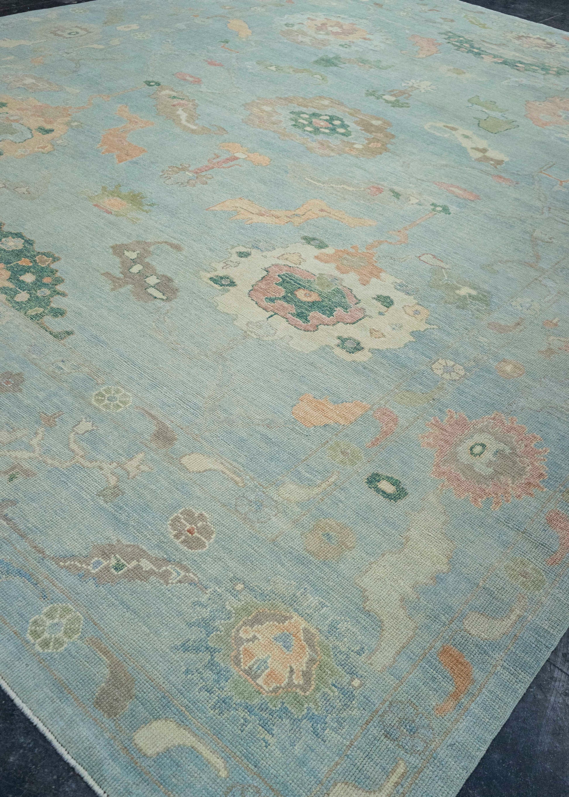 Turkish Oushak Rug 12'3" x 15'5" #20404