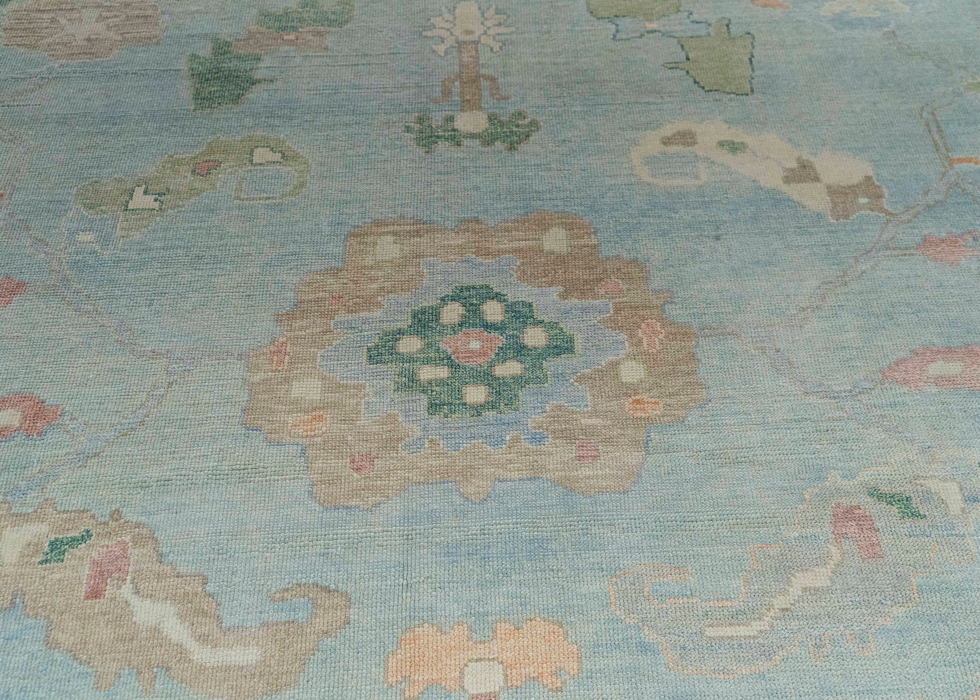 Turkish Oushak Rug 12'3" x 15'5" #20404