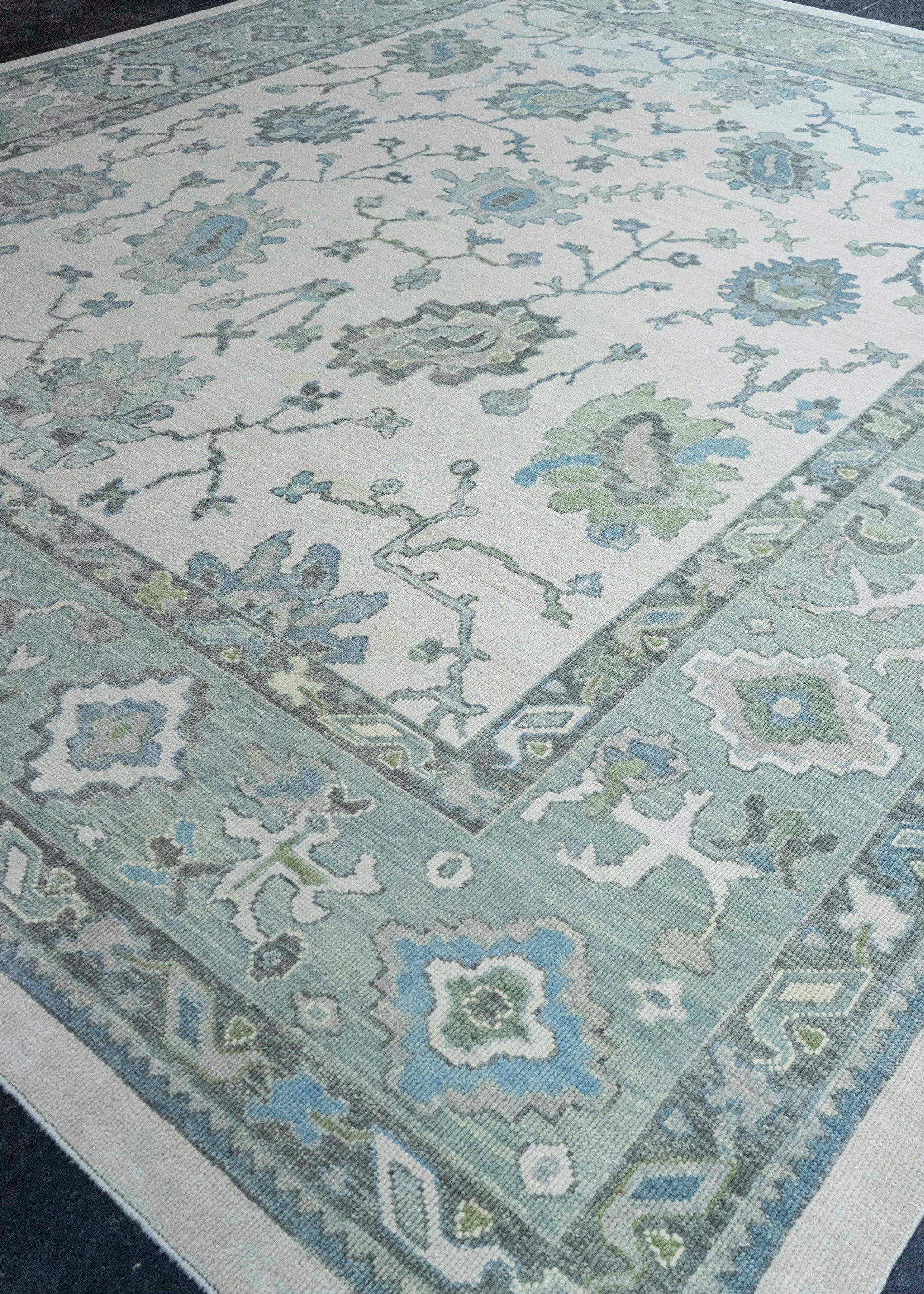 Turkish Oushak Rug 12'6" x 14'11" #20397