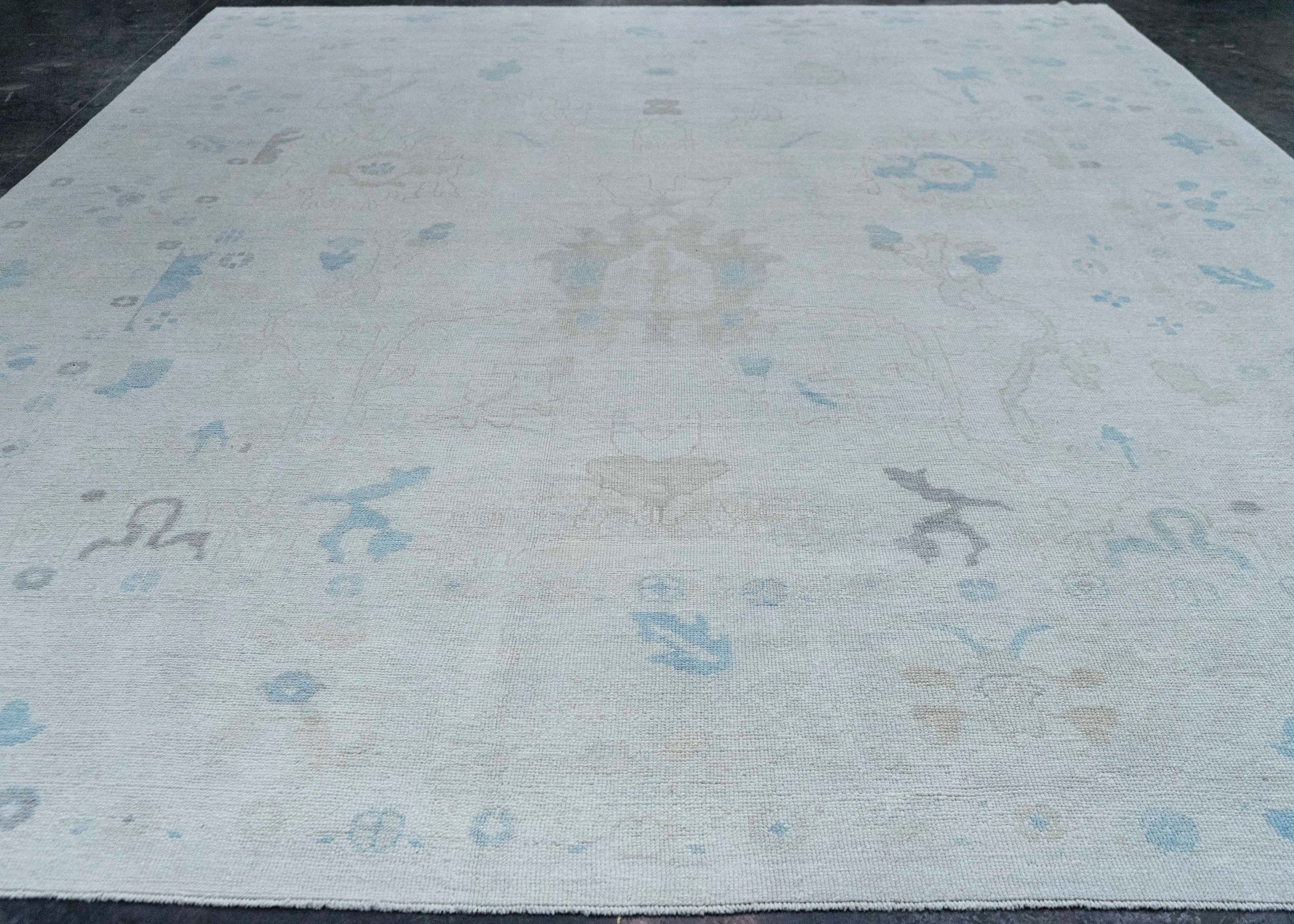 Turkish Oushak Rug 12'4" x 15'3" #20396
