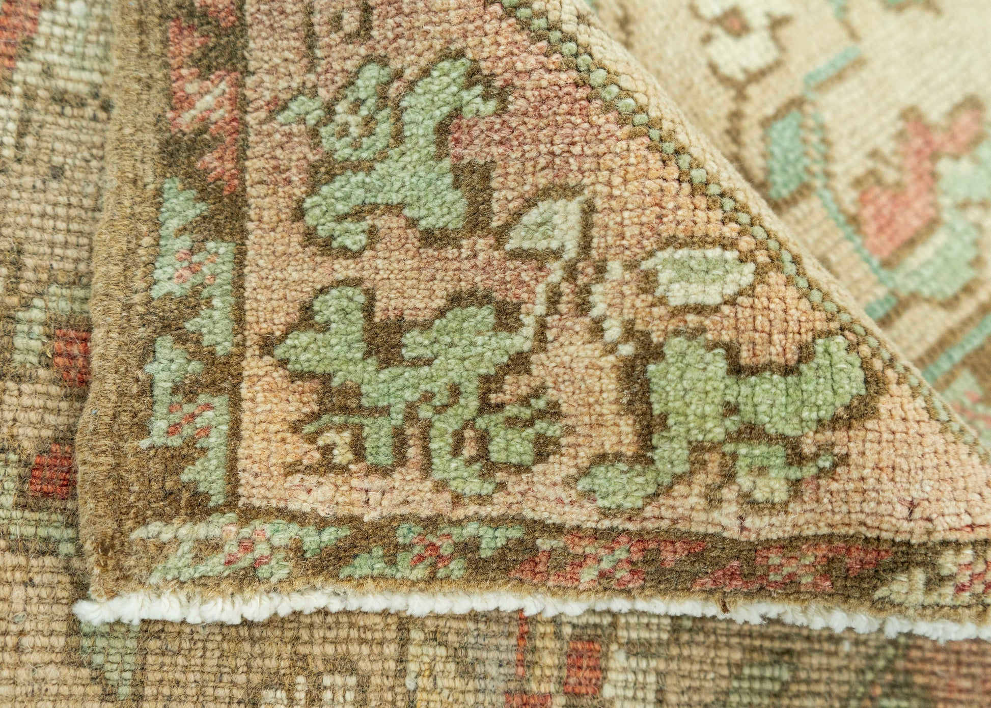 Turkish Mini Rug Oriental Hand Knotted Vintage Rug 1'7" x 3'2" #20753
