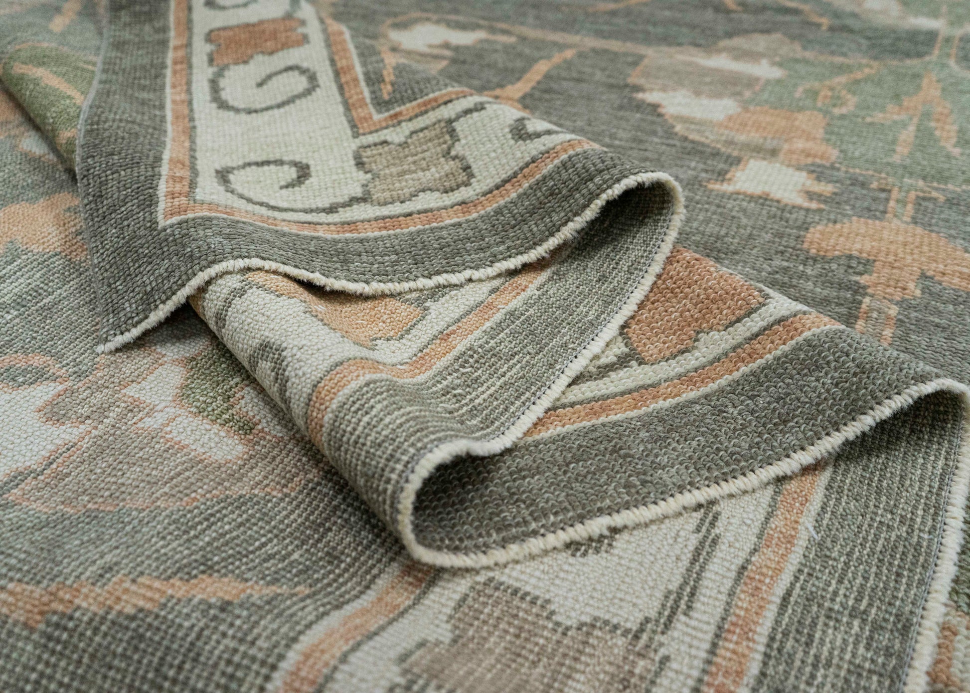Turkish Oushak Square Rug 13'4" x 13'10" #20393