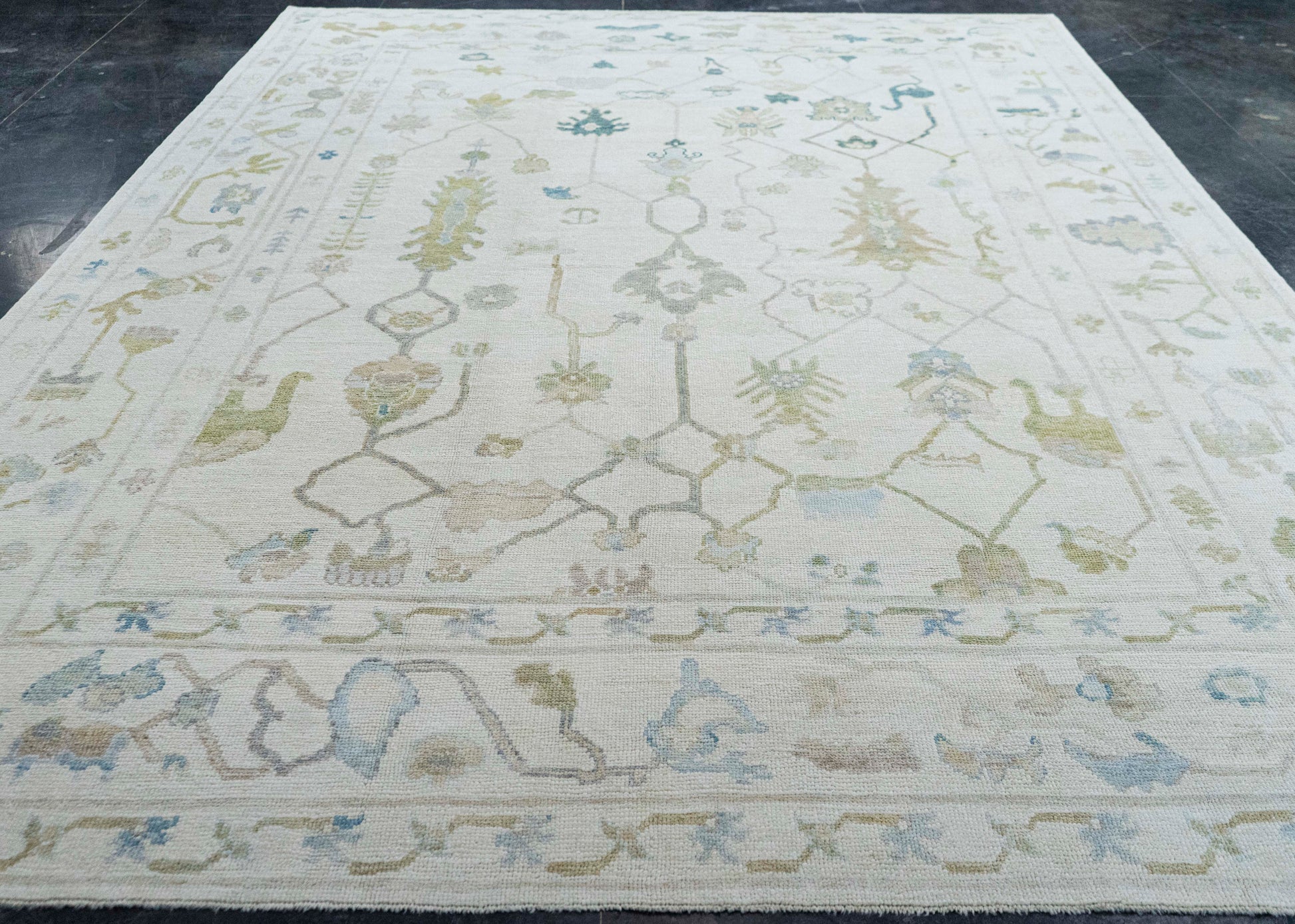 Turkish Oushak Rug 9'5" x 13'5" #20394