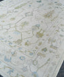 Turkish Oushak Rug 9'5" x 13'5" #20394