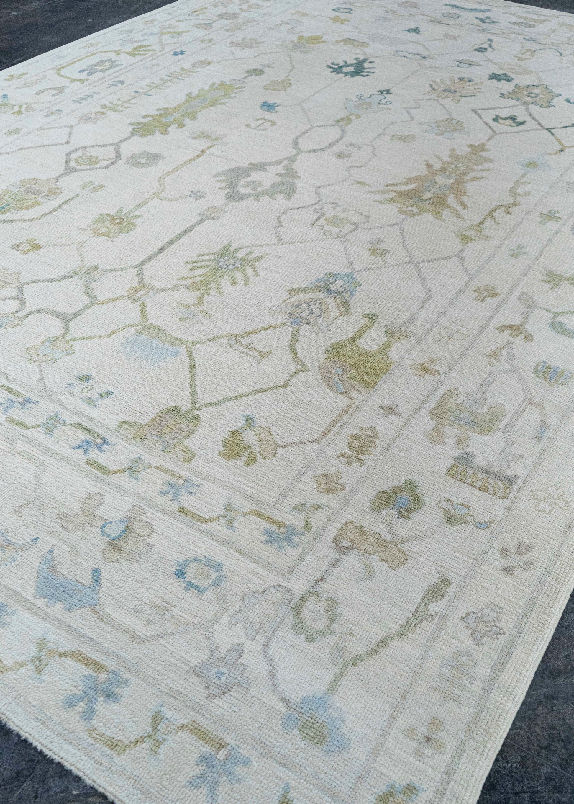 Turkish Oushak Rug 9'5" x 13'5" #20394