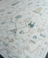 Turkish Oushak Rug 10'11" x 14'9" #20401