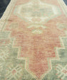 Turkish Mini Rug Oriental Hand Knotted Vintage Rug 1'7" x 3'6" #20742