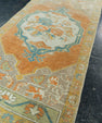 Turkish Mini Rug Oriental Hand Knotted Vintage Rug 1'7" x 3'4" #20743