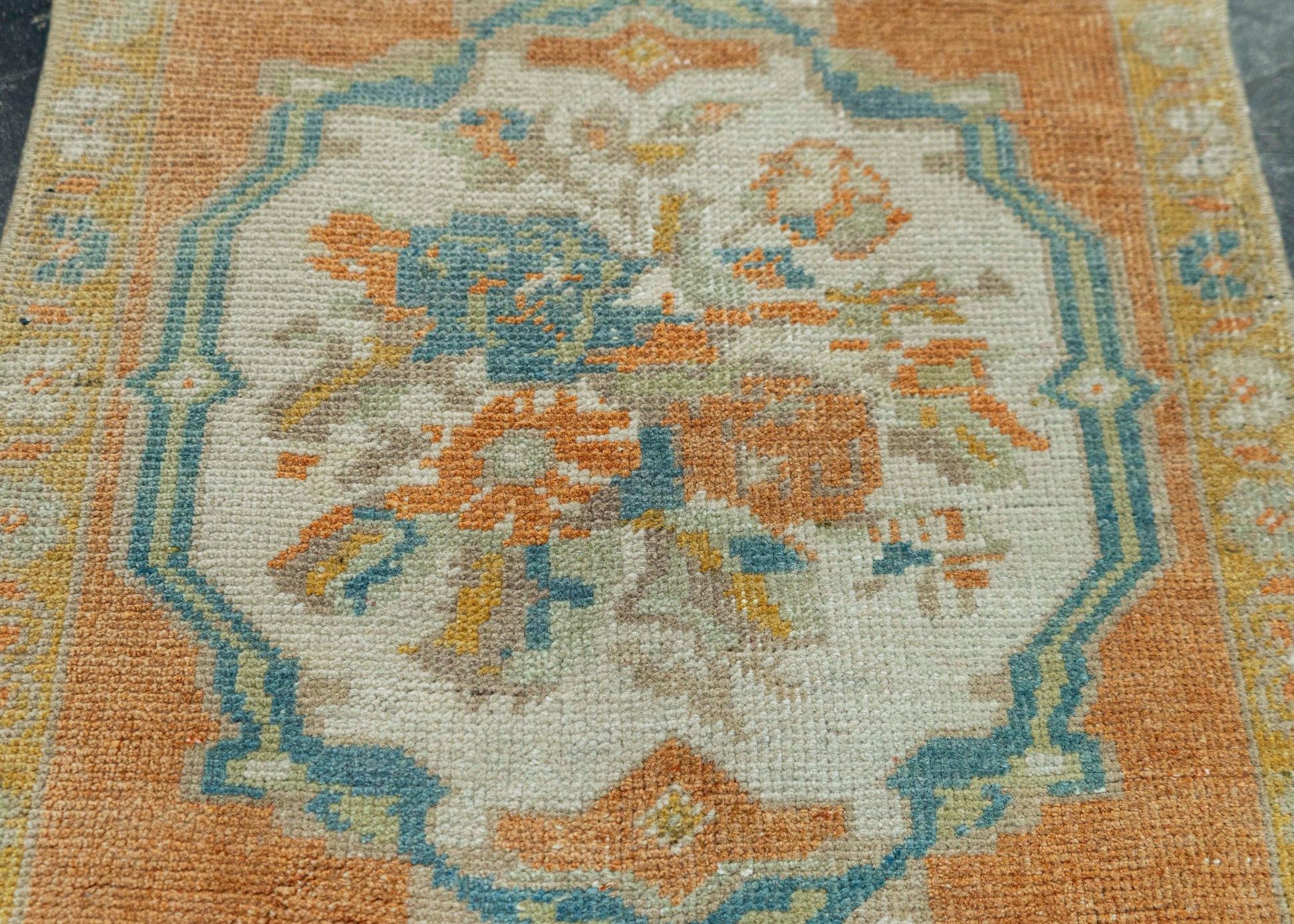 Turkish Mini Rug Oriental Hand Knotted Vintage Rug 1'7" x 3'4" #20743