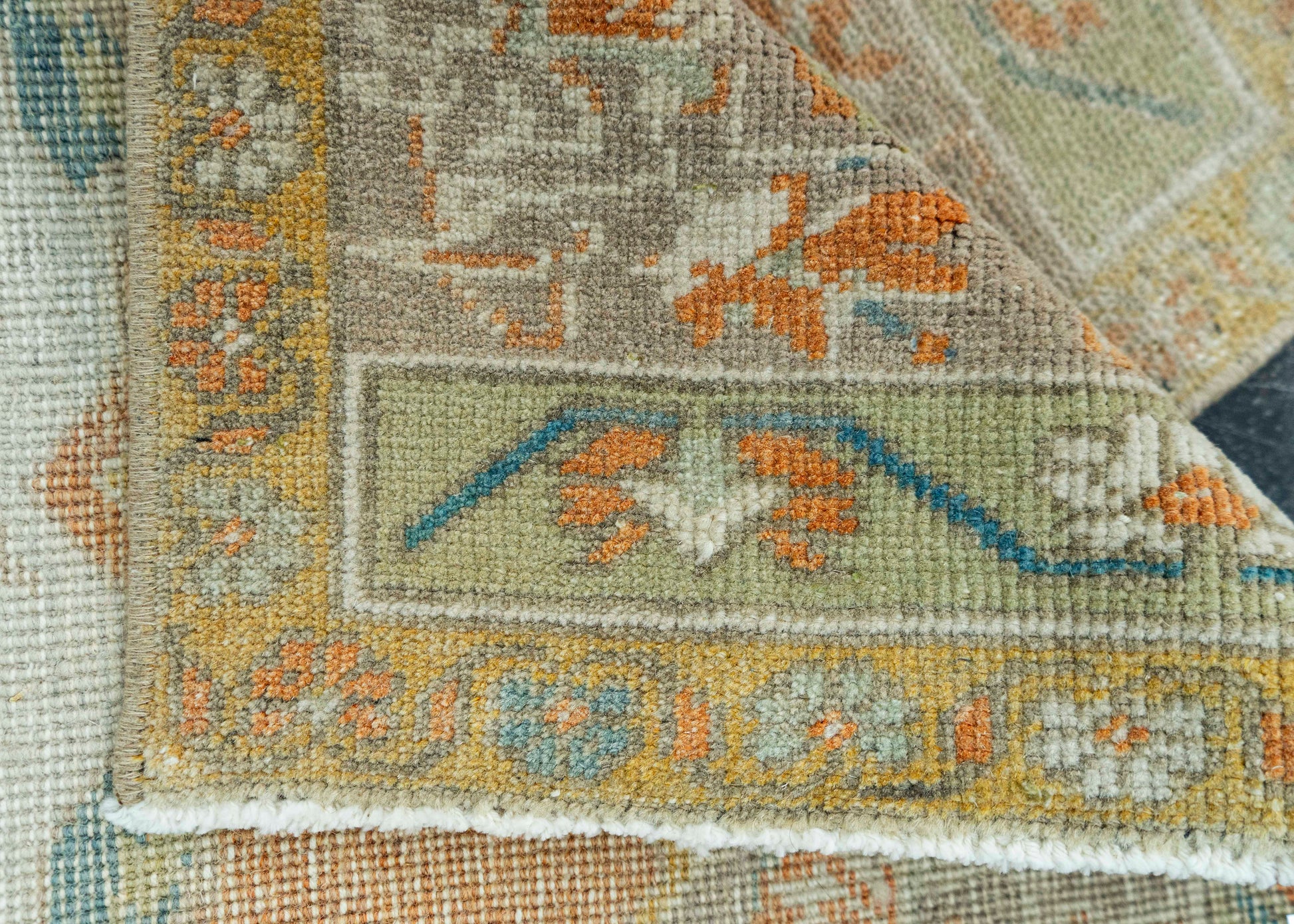 Turkish Mini Rug Oriental Hand Knotted Vintage Rug 1'7" x 3'4" #20743